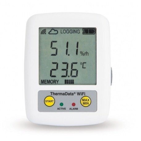 Daugkartinis temperatūros ir drėgmės registratorius ETI ThermaData Wifi HTD