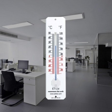 Kambario termometras su spiritiniu užpildu SU METROLOGINE PATIKRA ETI 803-232 1