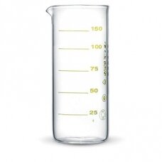 Laboratorinė graduota stiklinė menzūra 150 ml (Ukraina) su kalibravimo liudijimu