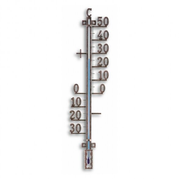 Metalinis lauko termometras TFA 12-5002-51 (antikinės vario spalvos)