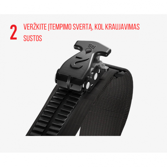 Turniketas stipriam kraujavimui stabdyti RapidStop® juodas 2